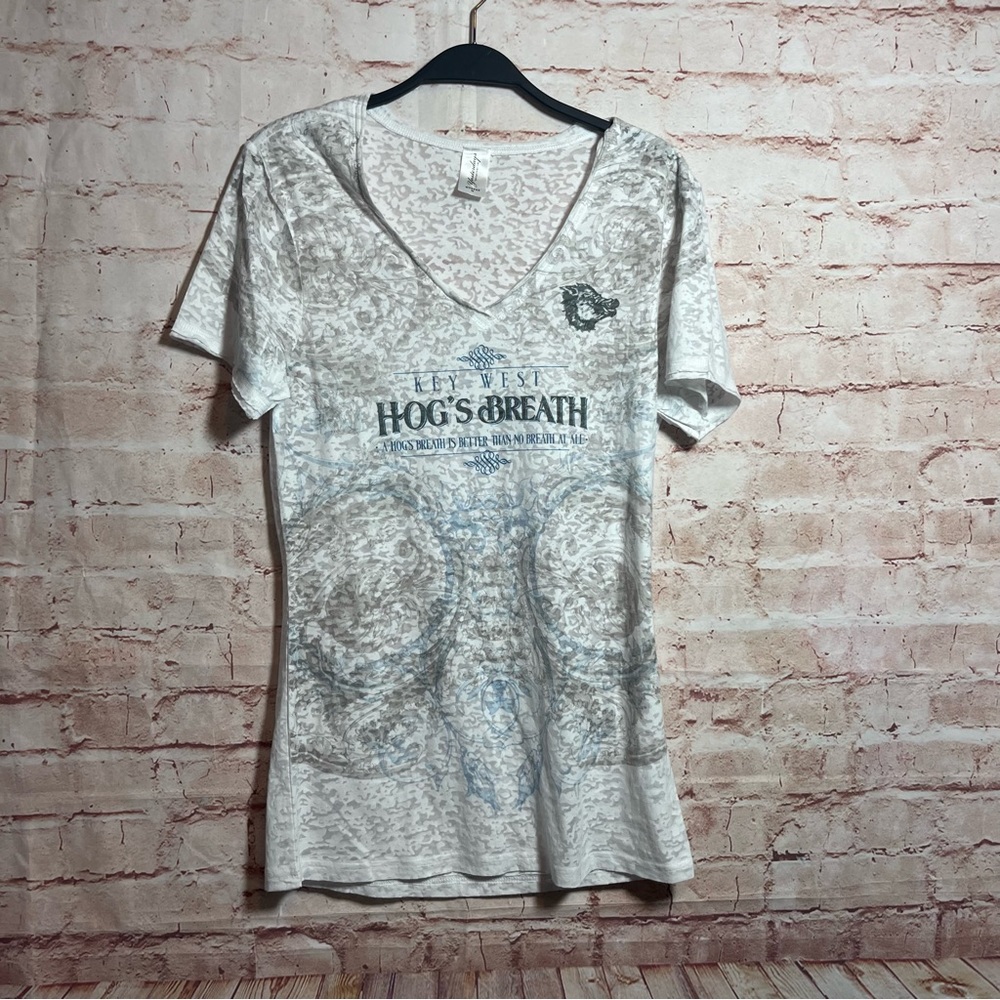 Key West Hogs breath burnout short sleeve Tshirt size medium